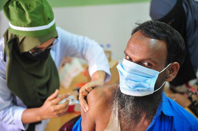 Coronavirus in Bangladesch, Impfungen in Sylhet