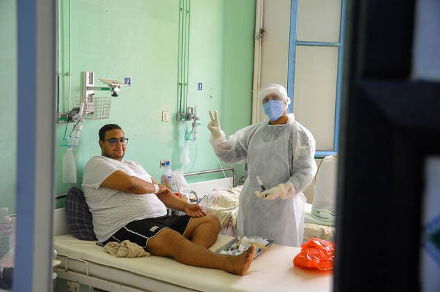 Coronavirus in Tunesien, Behandlung von Covid-19-Patienten in Tunis