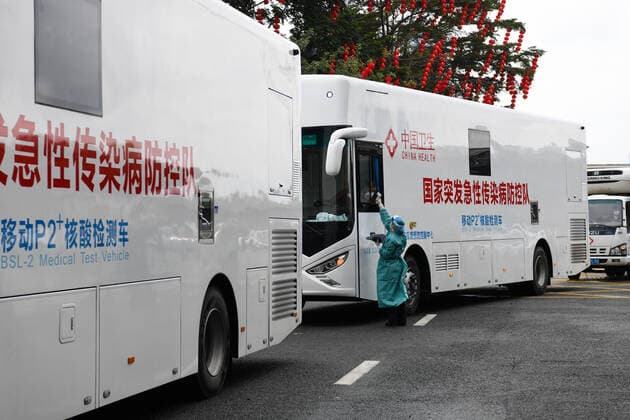 Coronavirus in China, chinesische Experten auf dem Weg nach Hongkong