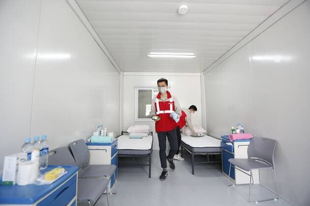 Coronavirus in China, Aufbau eines Isolationszentrums in Hongkong