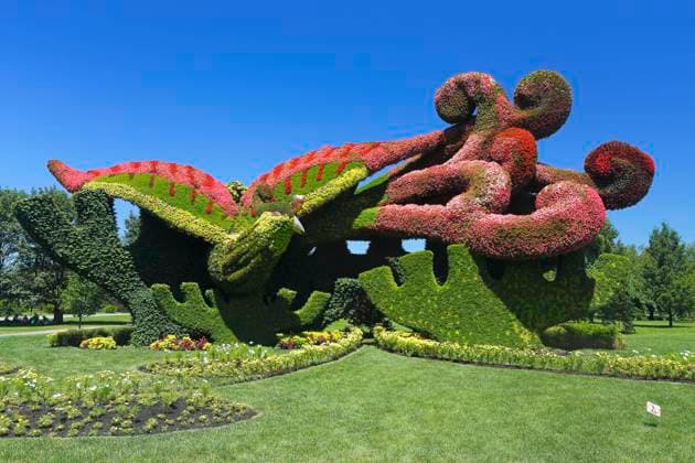 Travel, Parks and Gardens, Kanada, Botanischer Garten in Montreal