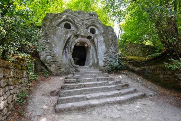 Travel, Parks and Gardens, Italien, Sacro Bosco in Bomarzo