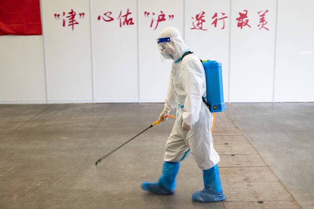 Coronavirus in China, Schanghai im Lockdown, Eindrücke - Archivbilder