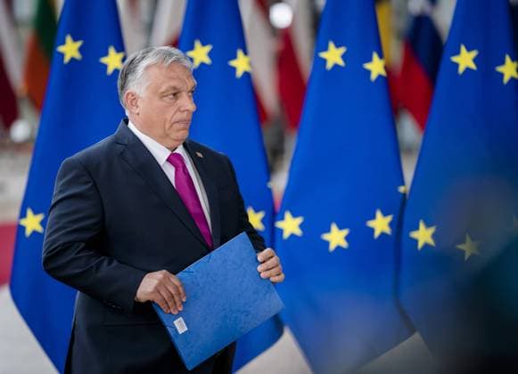 Brüssel, Ungarn blockiert EU-Hilfen über 50 Milliarden Euro für die Ukraine, Archivbilder