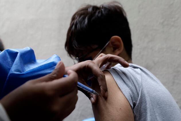 Coronavirus in Mexiko, Impfung von Fünf- bis Elfjährigen in Mexiko-Stadt