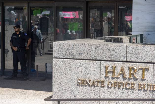 USA, Skandal um angebliches Sex-Video aus Justizsaal im Hart Senate Office Building, Archivbilder