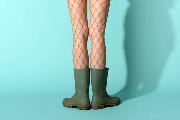 Herbst, Gummistiefel im Trend