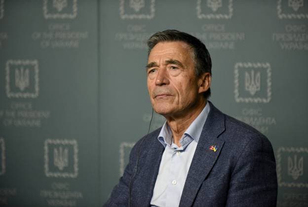 Ehemaliger NATO-Generalsekretär Anders Fogh Rasmussen schlägt Teilbeitritt der Ukraine vor, Archivbilder