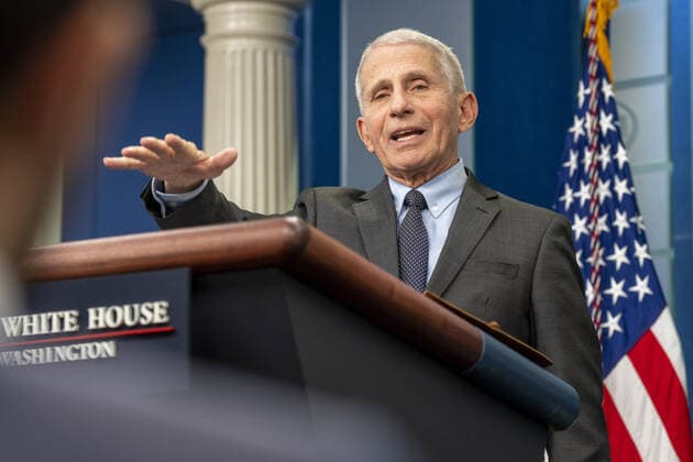 Coronavirus in den USA, Pressekonferenz in Washington DC mit Anthony Fauci