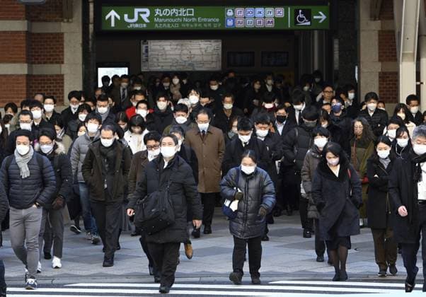 Coronavirus in Japan, Eindrücke aus Tokio