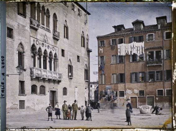 IMAGO Jean Brunhes und Auguste Leon Archiv, Die Archive des Planeten, Italien, Venedig 1912