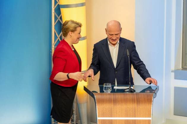 Wahlen in Berlin, CDU und SPD streben große Koalition an - Archivbilder