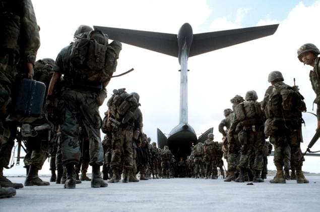 Invasion der USA in Grenada, 40. Jahrestag am 25. Oktober