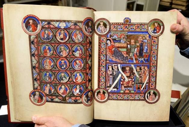 Deutschland ersteigert das Evangeliar Heinrichs des Löwen, 40. Jahrestag am 6. Dezember