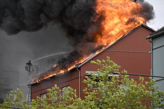 Schweden, Brand in Mehrfamilienhaus in Malmö