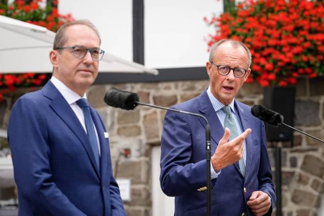 Union, Alexander Dobrindt sieht Friedrich Merz als Favorit für Kanzlerkandidatur, Archivbilder