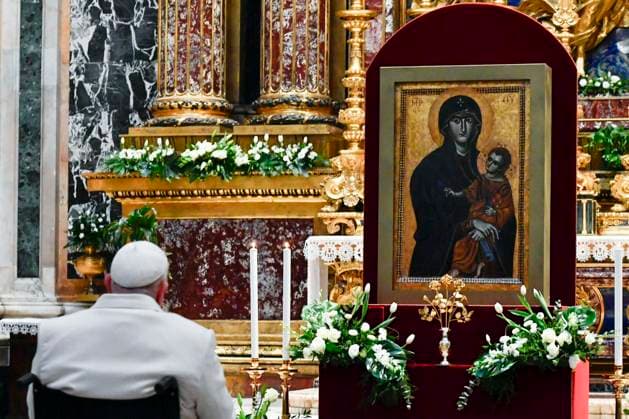 Papst Franziskus will in der Basilika Santa Maria Maggiore begraben werden, Archivbilder