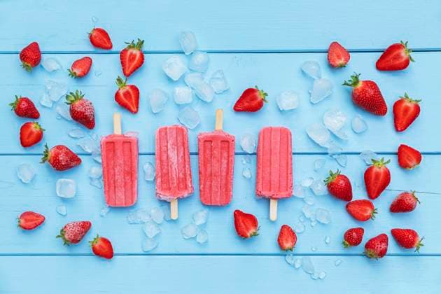 IMAGO Creative, Erdbeersaison, Eis