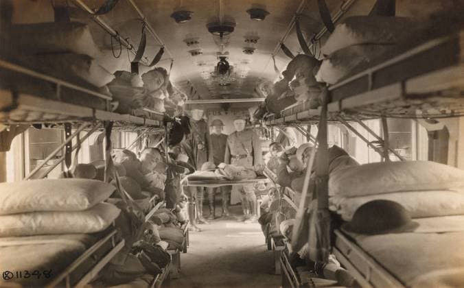 IMAGO Archiv, Erster Weltkrieg, Krankenhauszüge 1914-1918