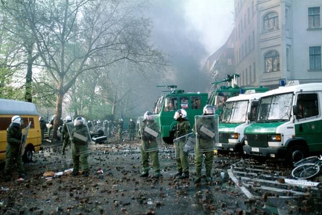 Berlin, Ausschreitungen am 1. Mai - Archivbilder
