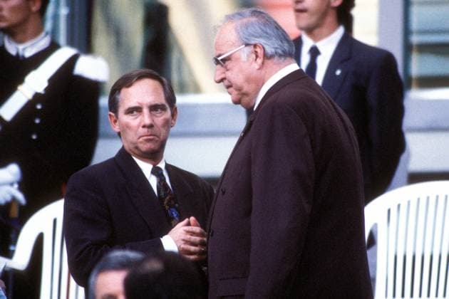 Wolfgang Schäuble, Archivbilder mit Helmut Kohl