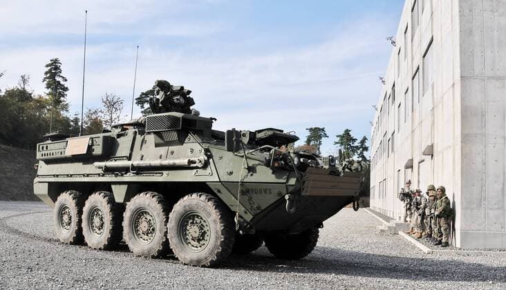 Ukraine-Konflikt, USA bereiten wohl Lieferungen von Schützenpanzer Stryker vor, Archivbilder