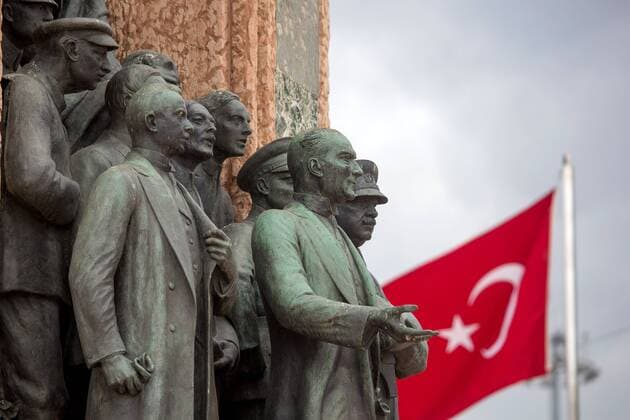 Türkei wird Republik, 100. Jahrestag am 29. Oktober