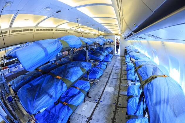 Coronavirus, Fliegende Intensivstation Bundeswehr Airbus A310 MRTT MedEvac