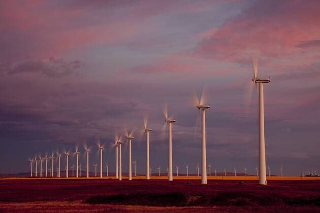 Kalendermotive: Windräder