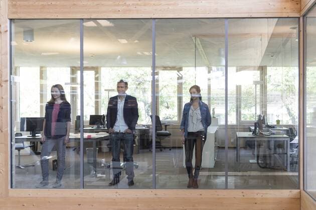 IMAGO Creative, Arbeiten im Großraumbüro