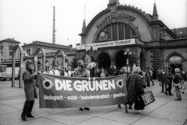 Deutsche Parteien, Die Grünen, Bundestagswahl 1990