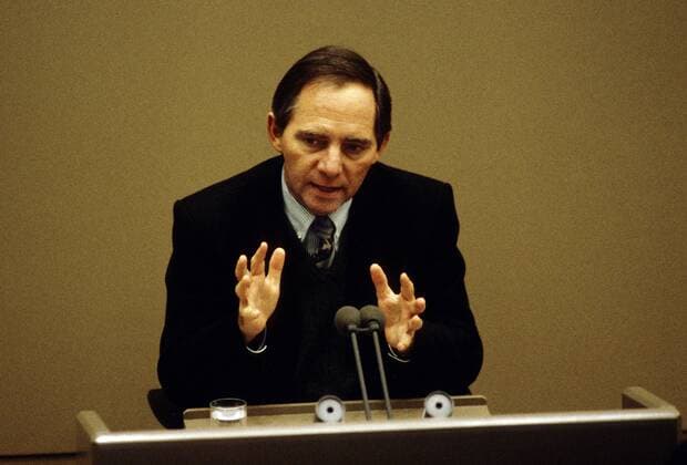 Wolfgang Schäuble, Rede zum Hauptstadtbeschluss 1991, Archivbilder