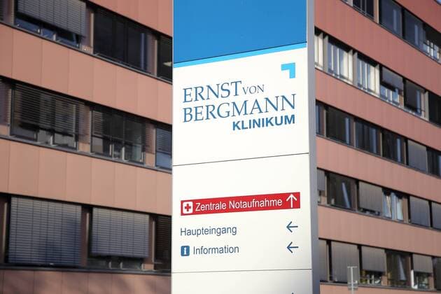 Coronavirus in Brandenburg, Ernst von Bergmann Klinikum Potsdam