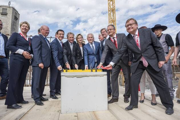 Grundsteinlegung für den Tiefbahnhof Stuttgart21, 10. Jahrestag am 16. September