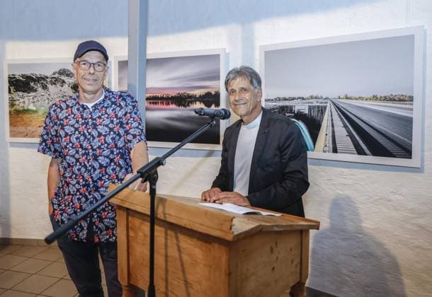 Vernissage RheinILand - Fotografien- Portrait einer Wasserlandschaft - von Karsten Enderlein in Wese