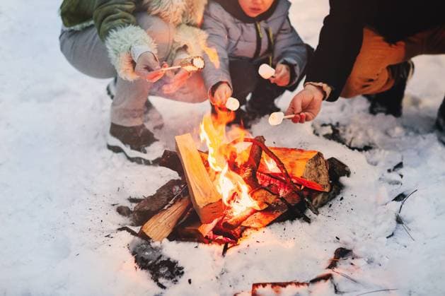 IMAGO Creative, Winter, Lagerfeuer