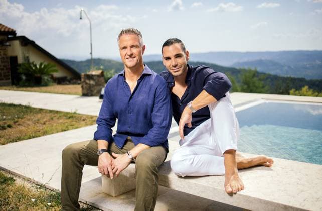 Ralf Schumacher und Partner Etienne heiraten im Fernsehen, Archivbilder
