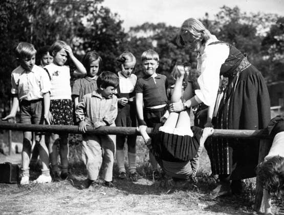 IMAGO History, Schweden, Kinderbetreuung