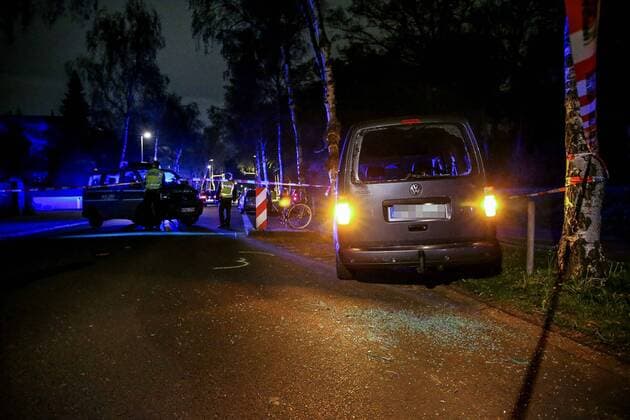 Verkehrsunfall nach dem Bundesligaspiel in Köln