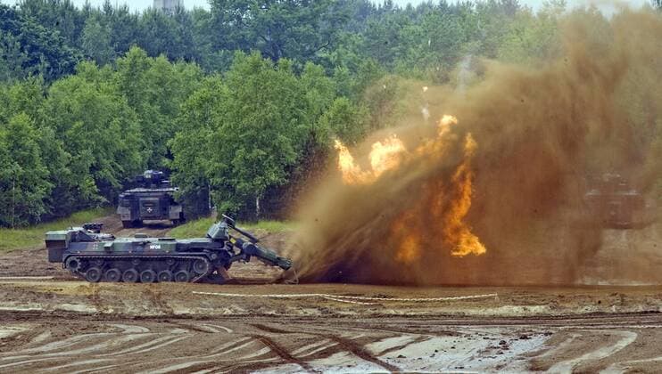 Militär, Panzer, Unterstützungspanzer Keiler