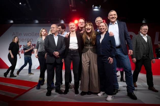 Bundestagswahl2025, Wahlkampfmomente, Parteitag Die Linke 18.-19. Januar 2025 in Berlin