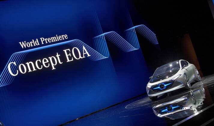Fahrzeuge, E-Autos, Mercedes Concept EQA