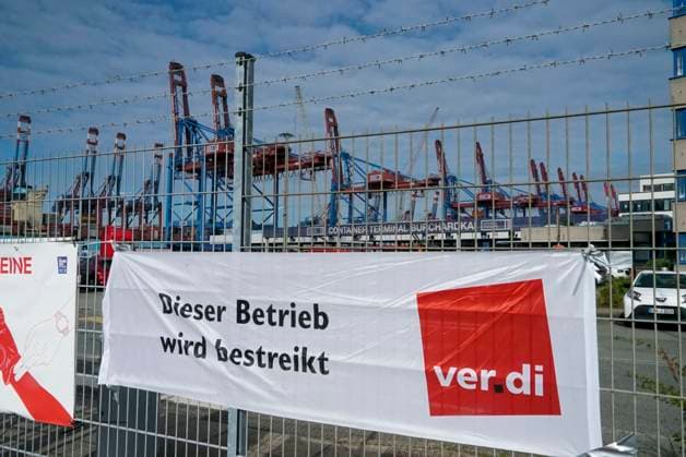 Verdi ruft zu Warnstreiks an sechs Seehäfen auf, Archivbilder