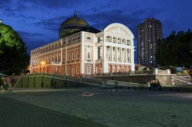 Teatro Amazonas in Manaus in Brasilien wird UNESCO-Welterbe, Archivbilder