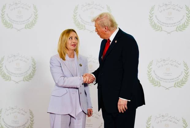 Donald Trump attackiert Giorgia Meloni nach Streit um Papst-Polemik, Archivbilder