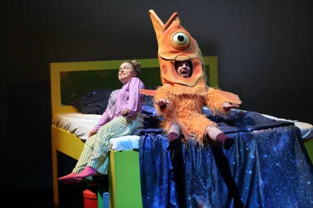 Tintenfischlady Fotoprobe in der Deutschen Oper Berlin