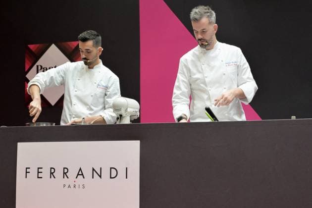 Salon du Chocolat in Paris, Johan Giacchetti und Maxence Barbot