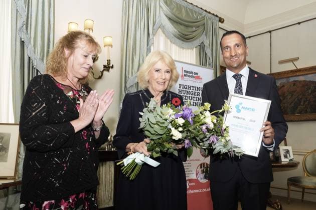 Königin Camilla bei Meals on Wheels Week im Clarence House in London