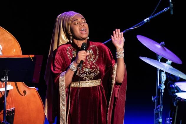 Jazzmeia Horn Auftritt im Rahmen von Jazzmadrid in Madrid