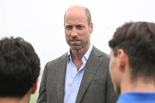 Royals, Prinz William besucht Fußballverein Mousehole AFC in Cornwall